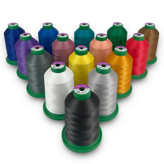 (6043-Yellowgreen) ISACORD 40 KS 5000M - 100% Polyester Embroidery Threads