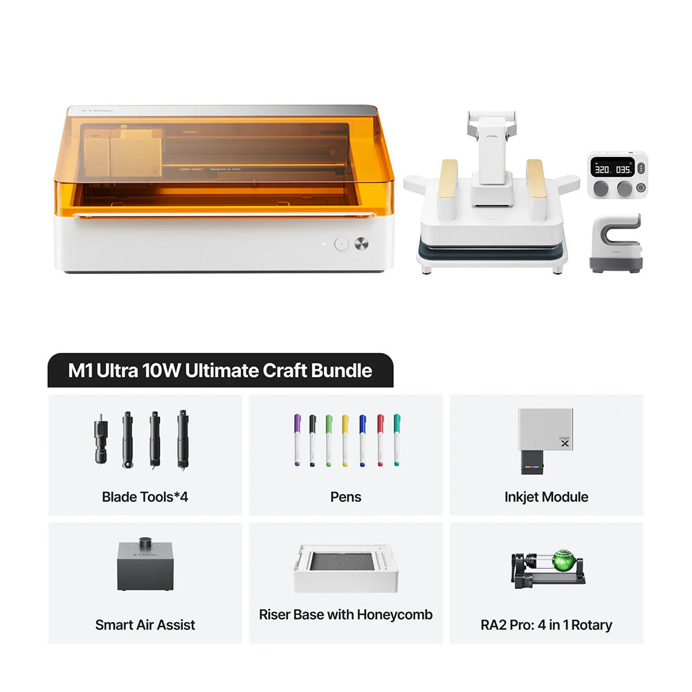 xTool M1 Ultra (10W Desktop Diode Laser Engraver/Cutter, Plus 4-in-1 Craft Machine)
