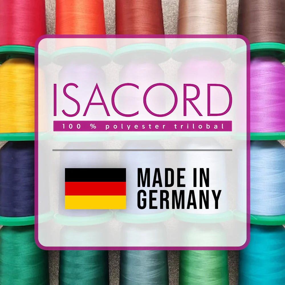 All 390 Colours of ISACORD 40 KS 5000M - 100% Polyester Embroidery Thread