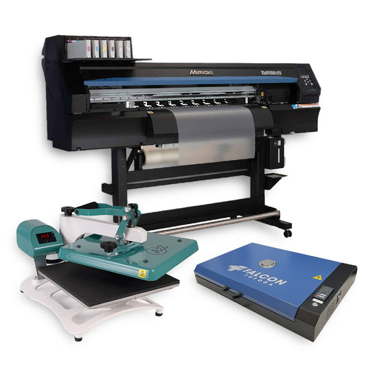 Entry Level DTF Printing System Bundle (Mimaki TxF150-75 DTF Printer, Toyoda Curing Oven & Hotronix A2Z Heat Press)