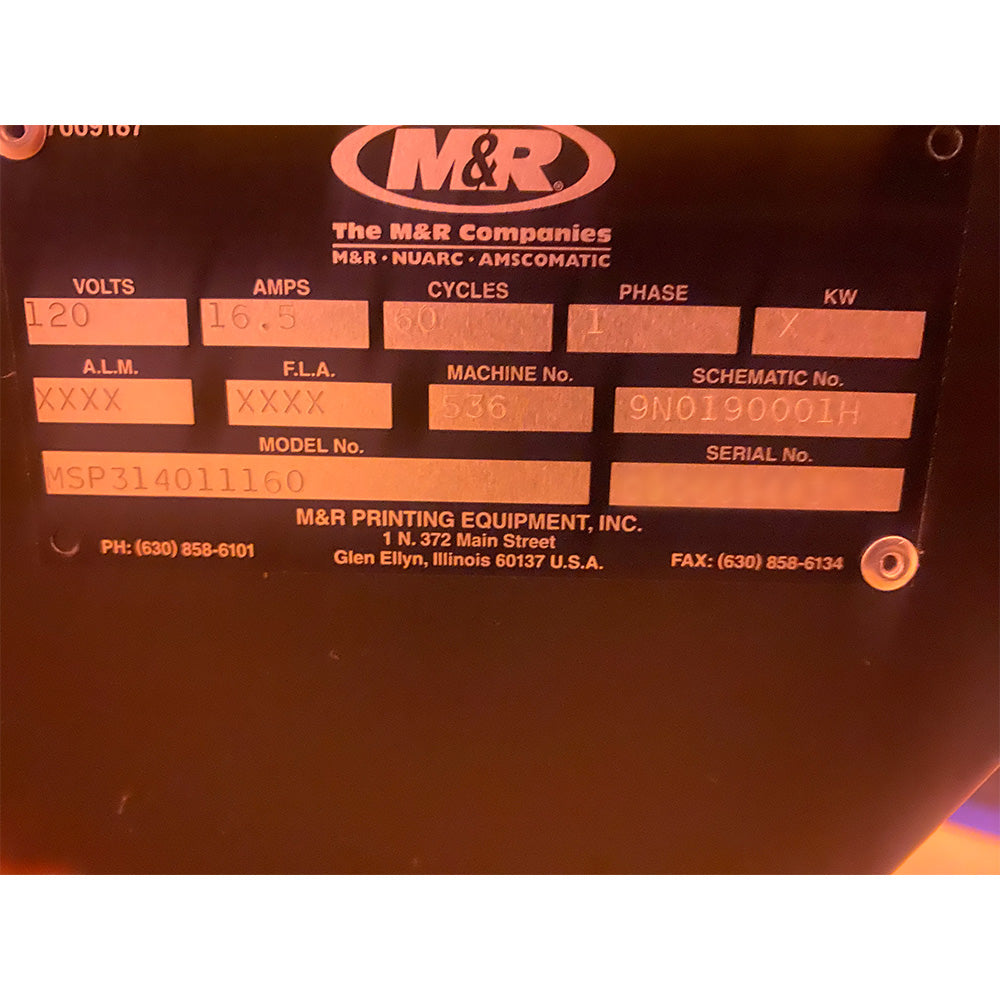 M&R Nuarc MSP 3140 Exposure Unit (Used Machine)