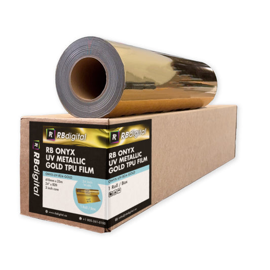 RB Onyx UV Metallic Gold TPU Film (Soft-Touch, Silicone Feel)
