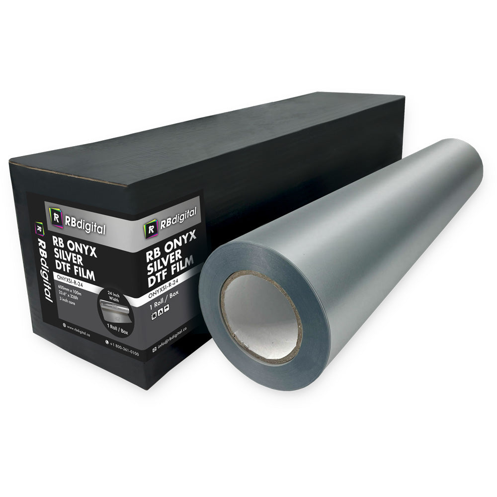 RB Onyx Metallic Silver DTF Film