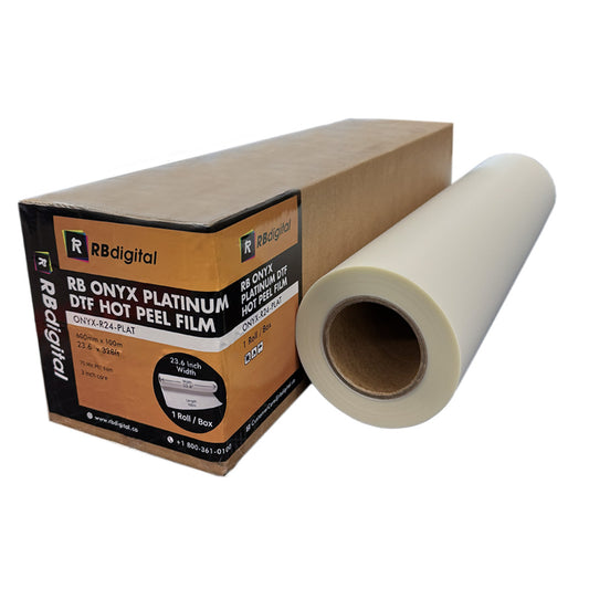 RB Onyx Platinum DTF Hot Peel Film - 32" Roll
