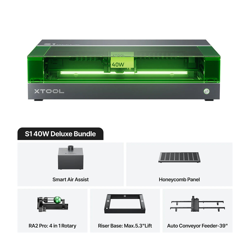 xTool S1 (40W Desktop Diode Laser Engraver/Cutter)