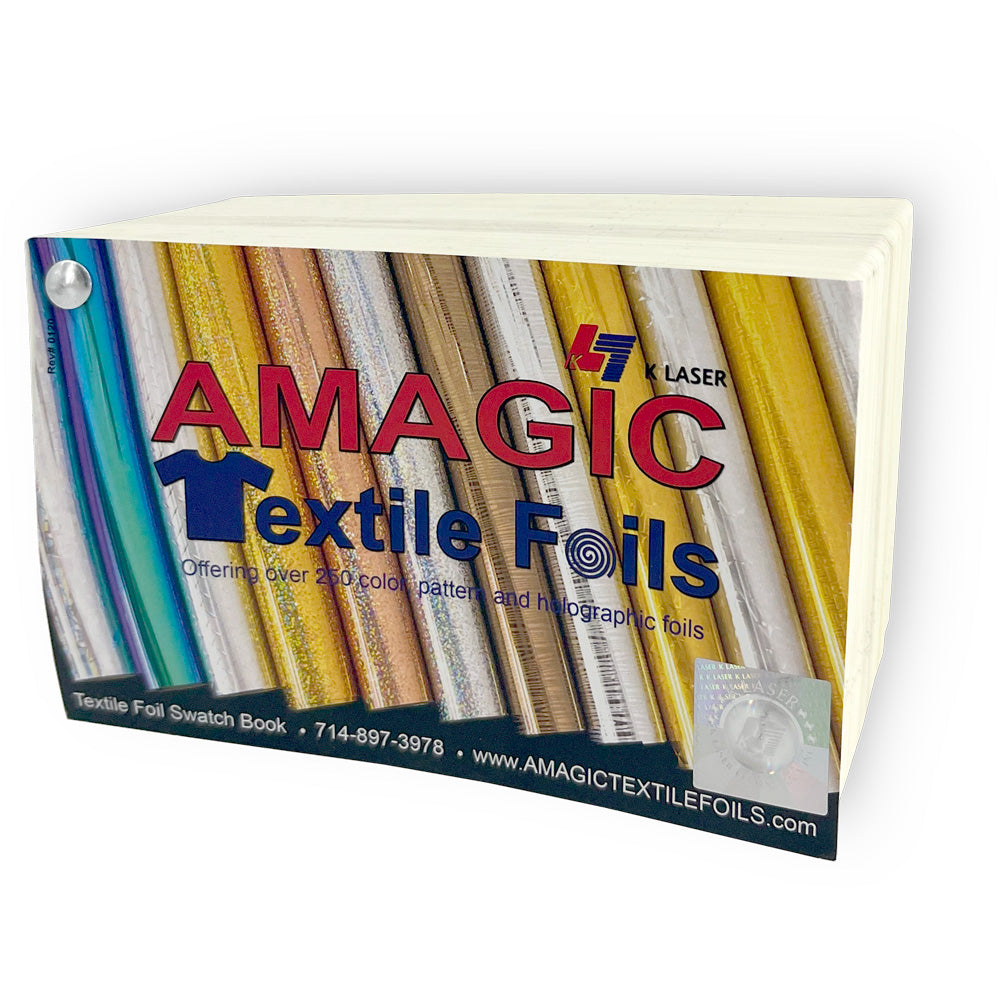 Feuille de presse à chaud textile Amagic pour livre d'échantillons de sérigraphie