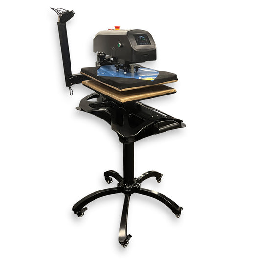 Toyoda Falcon Electric Auto Release 16” X 20” Swing Away/Pull Out Heat Press With Lasers and Stand