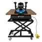 Toyoda Falcon Pneumatic Semi-Auto Dual 16” X 20” Heat Press With Lasers & Stand