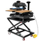 Toyoda Falcon Pneumatic Semi-Auto Dual 16” X 20” Heat Press With Lasers & Stand