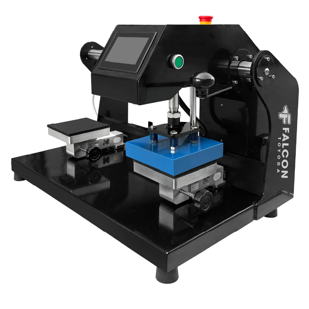 Toyoda Falcon Pneumatic Semi-Auto Dual 6” X 6” Heat Press V2