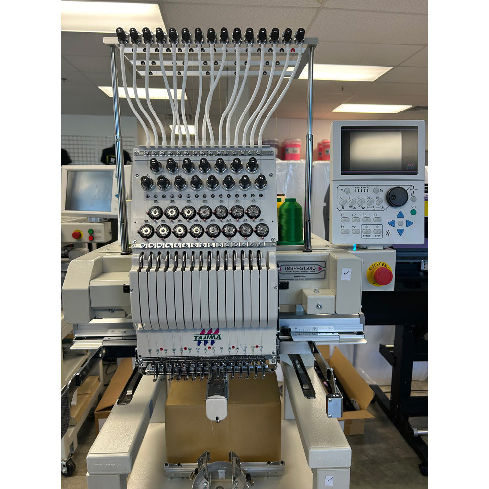 Tajima TMBP-SC1501 Single Head Embroidery Machine (Showroom Model)