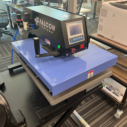 Toyoda Falcon Pneumatic Swing Away Semi-Auto 16” X 20” Heat Press (Showroom Model)
