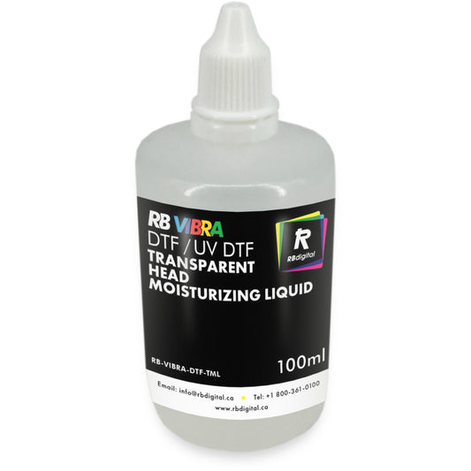 Liquide hydratant à tête transparente RB Vibra UV DTF
