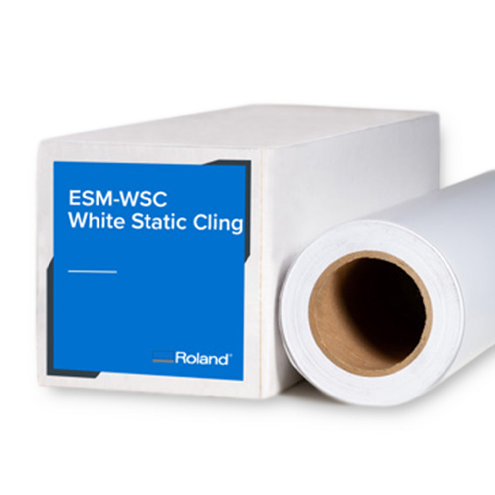 White Static Cling Vinyl (ESM-WSC)