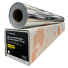 RB Luma 4mil PVC/PET Printable Metallic Silver Vinyl (Clear Permanent Adhesive, Air Egress)