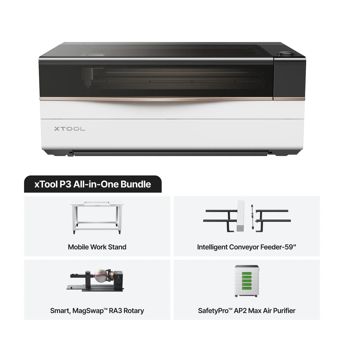 xTool P3 (80W Desktop CO2 Laser Engraver/Cutter)