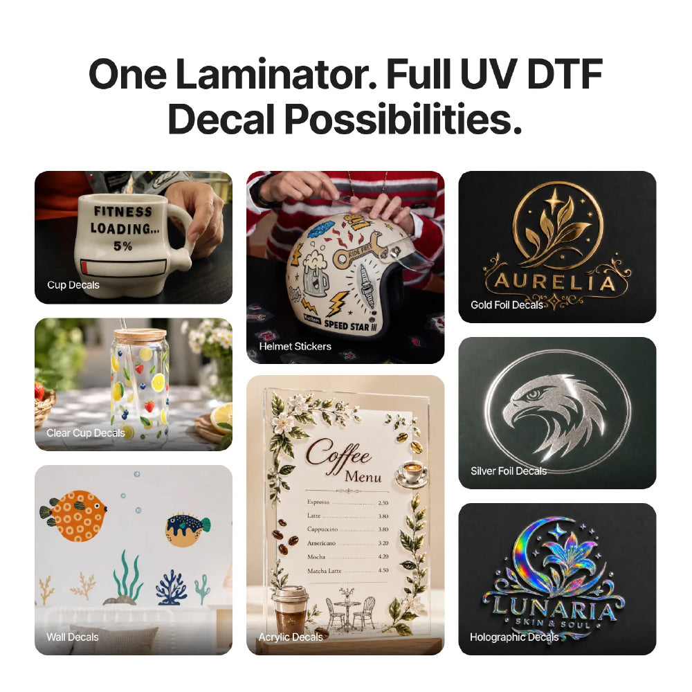 xTool LM1 Laminator and RF1 Roll Feeder for O1 Omni Printer