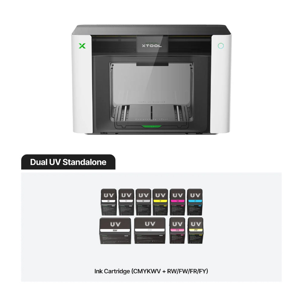 xTool O1 Omni Printer (UV, UV DTF, DTG and Direct-to-Fabric Printing in One)