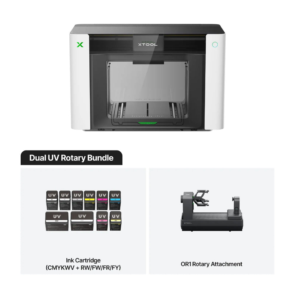 xTool O1 Omni Printer (UV, UV DTF, DTG and Direct-to-Fabric Printing in One)