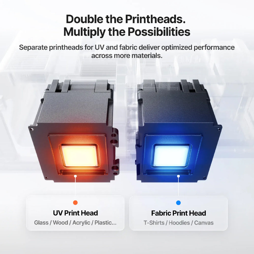 xTool O1 Omni Printer (UV, UV DTF, DTG and Direct-to-Fabric Printing in One)