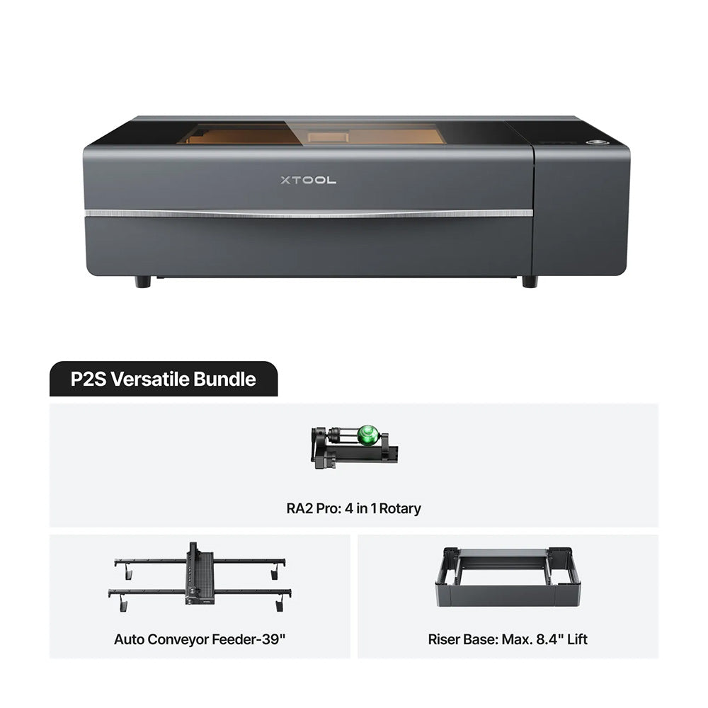 xTool P2S (55W Desktop CO2 Laser Engraver/Cutter)