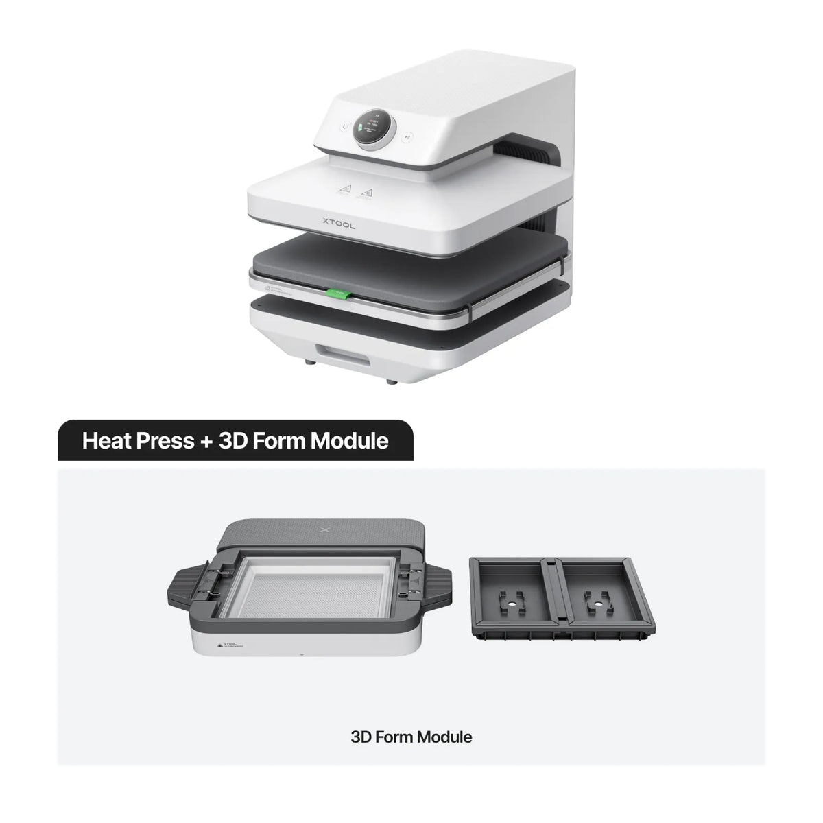 xTool WonderPress 3D Auto Heat Press (Heat Press + Craft Oven Module + 3D Form Module)