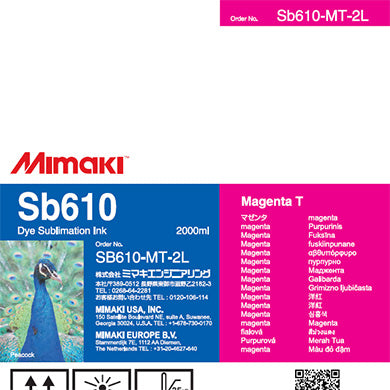 Mimaki Dye-Sub SB610 Inks