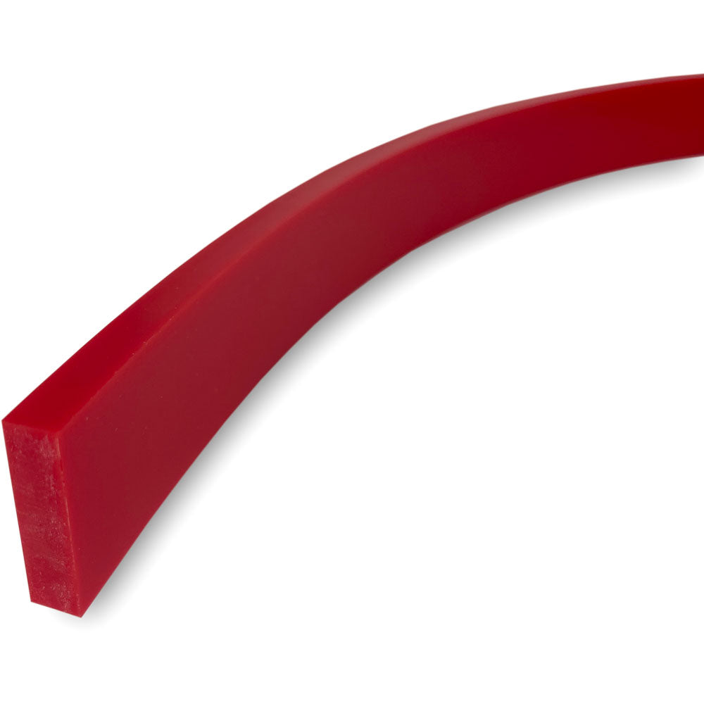 8x30mm Red 80 Durometer Squeegee Blade For M&R Copperhead Line