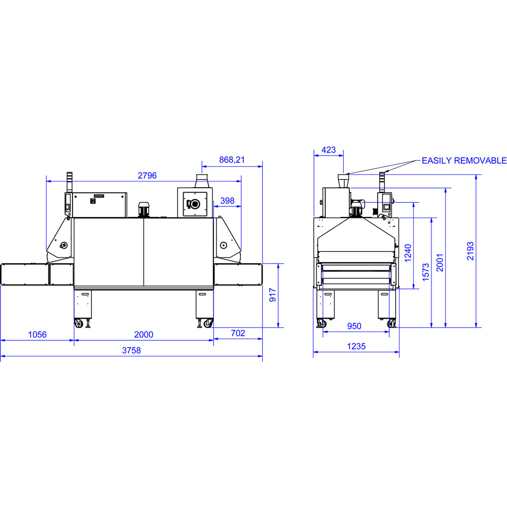 Ace 950 Forced Air Conveyer Dryer