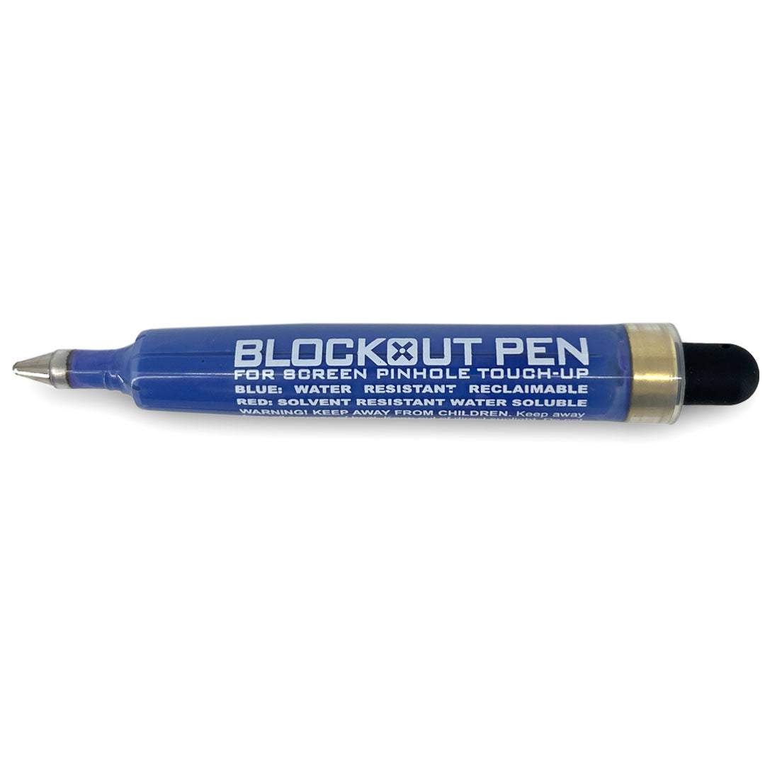 Emulsion Blockout Pen - Blue (Waterbased Inks) – Rubenstein RB Digital Inc