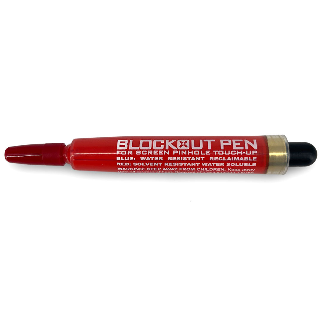 Emulsion Blockout Pen - Red (Solvent Based Inks)