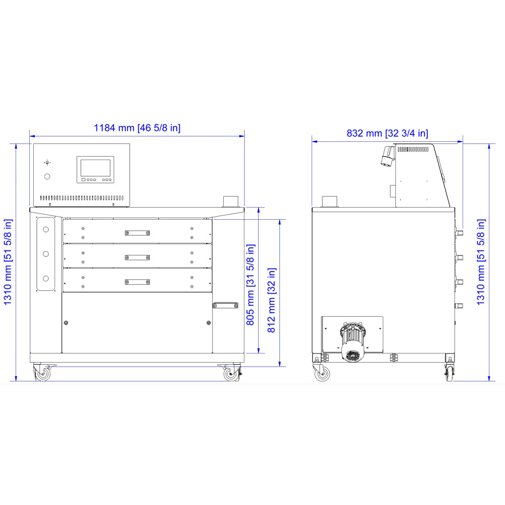 DiDO Shop - 3 Drawer Drying Cabinet