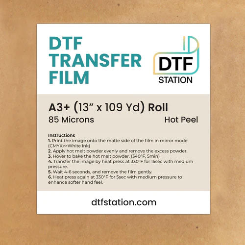 DTF Hot Peel Film - Roll (13" x 109 yd)