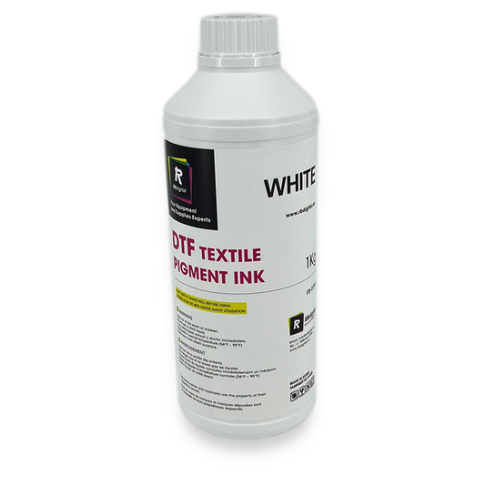 Encre pigmentée textile DTF - Blanc