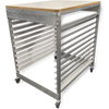 Work Cart With Screen Rack