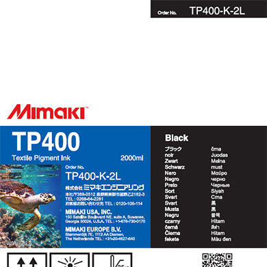 Mimaki Encres pigmentées textiles TP400